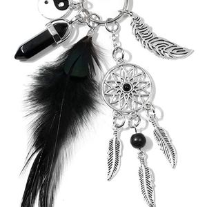 Boho Dreamcatcher Keychain Set